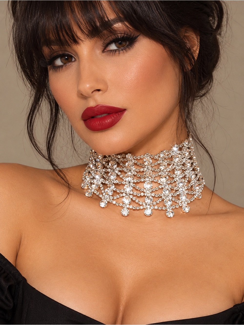 Crystal Choker Necklace